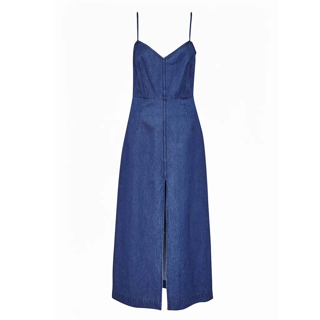 Denim Slip Dress